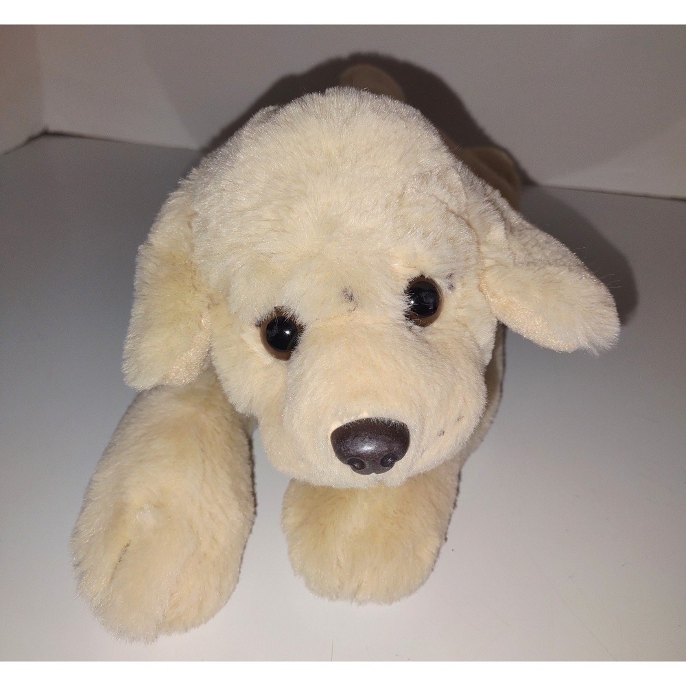 14" 2020 FAO SCHWARZ Laying Down Soft Plush LAB Puppy Dog 3